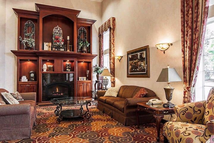 Lobby sitting area